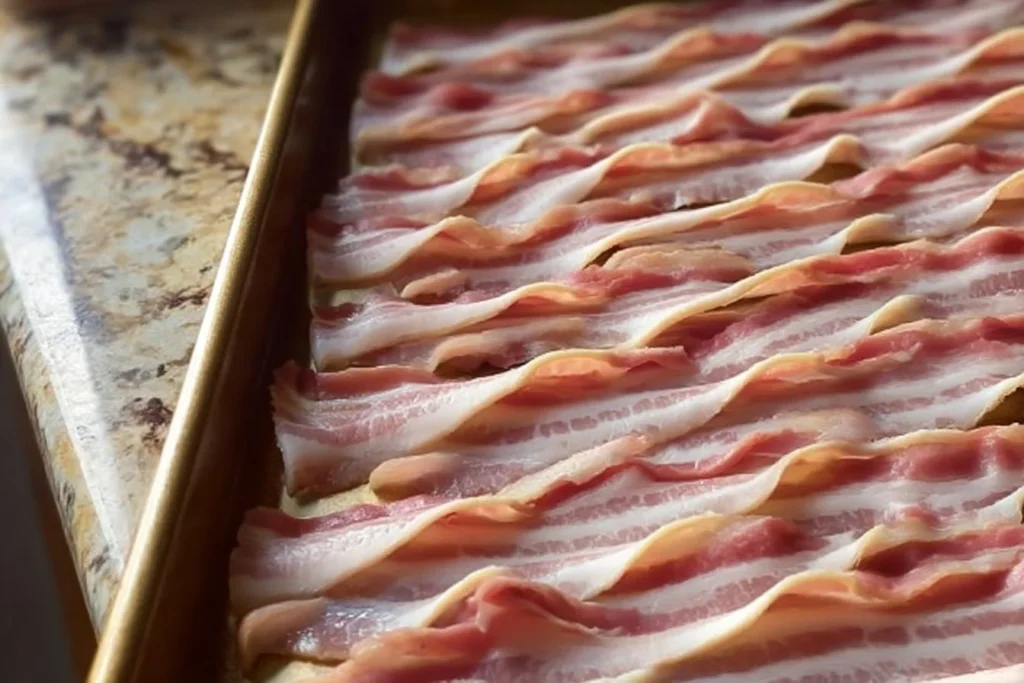 Delicious twisted bacon strips cooked to crispy perfection