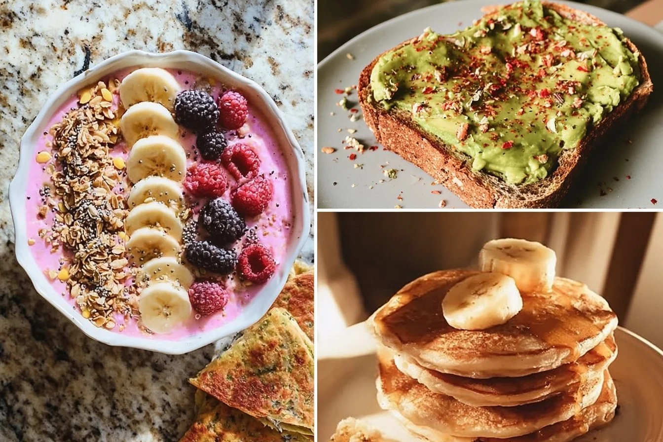 Quick and easy breakfast ideas for busy mornings with delicious meal options.