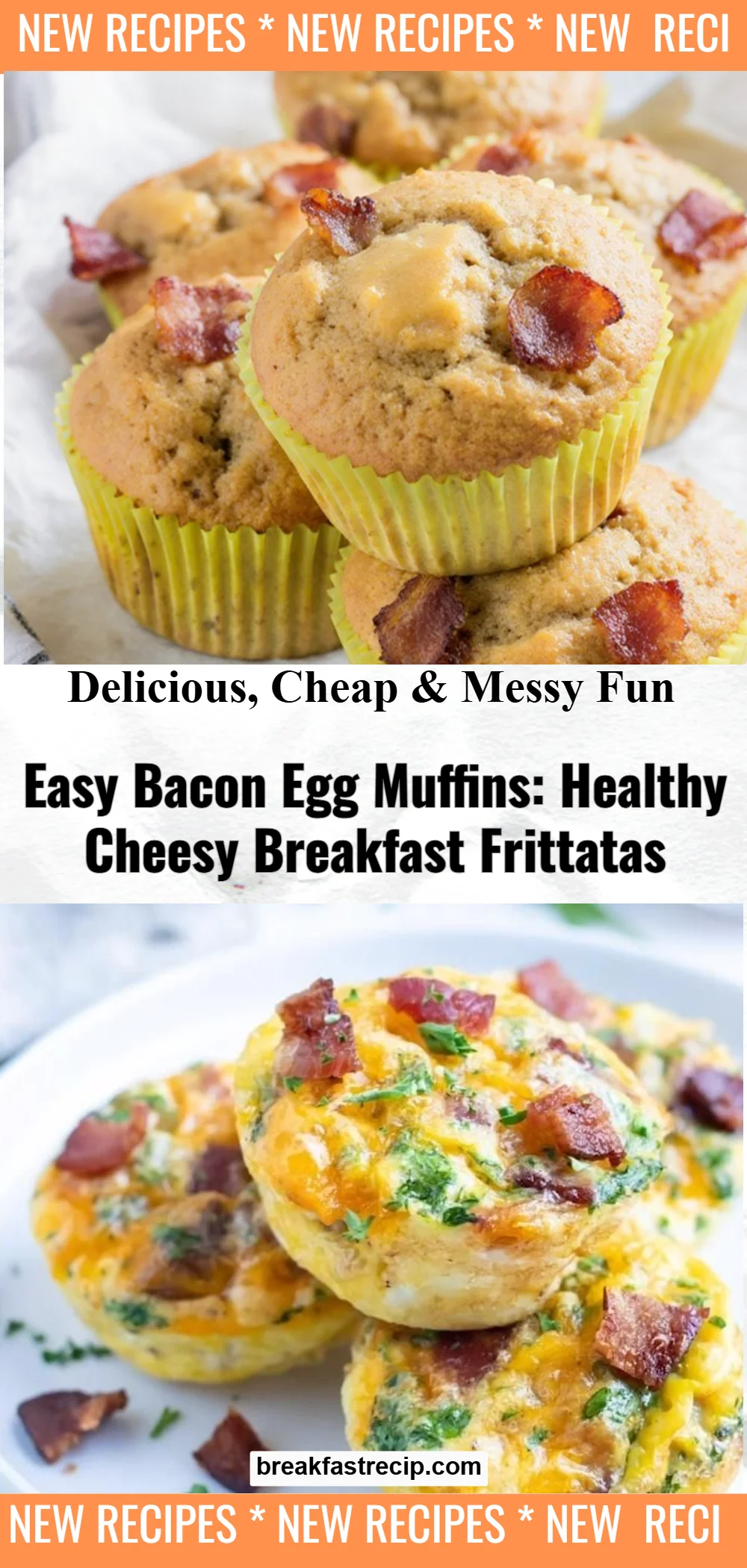 Bacon Cheddar Breakfast Muffins