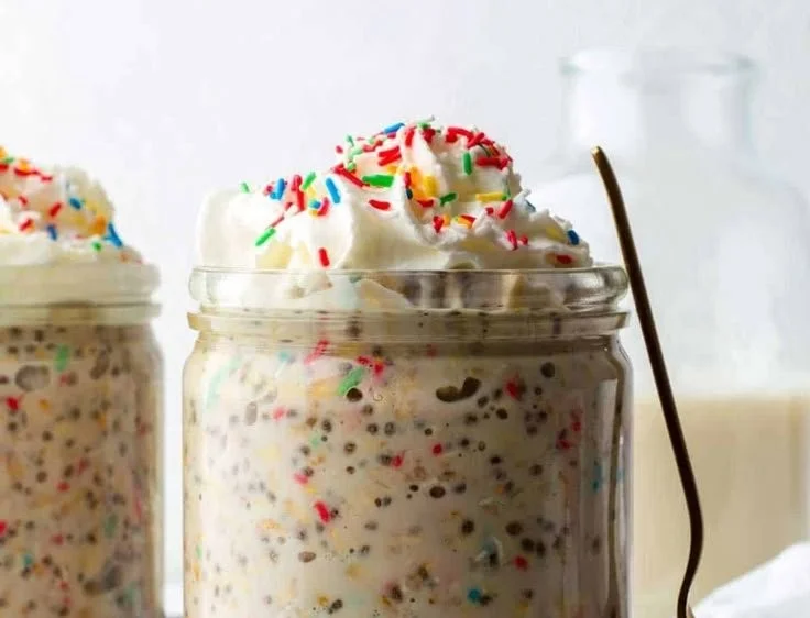 Birthday Cake Overnight Oats