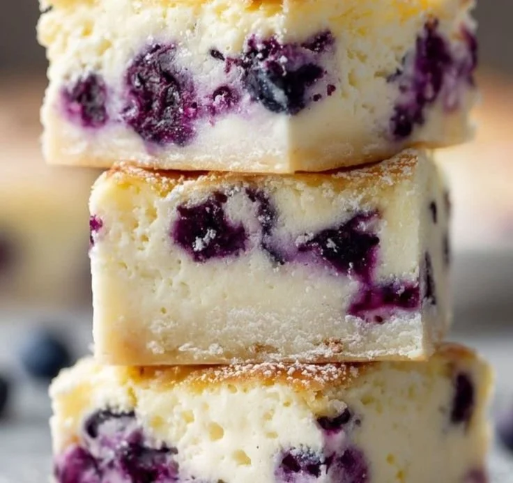 Blueberry Cottage Cheese Breakfast Bake