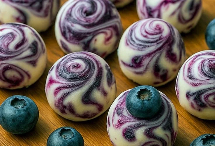 Blueberry Greek Yogurt Bites