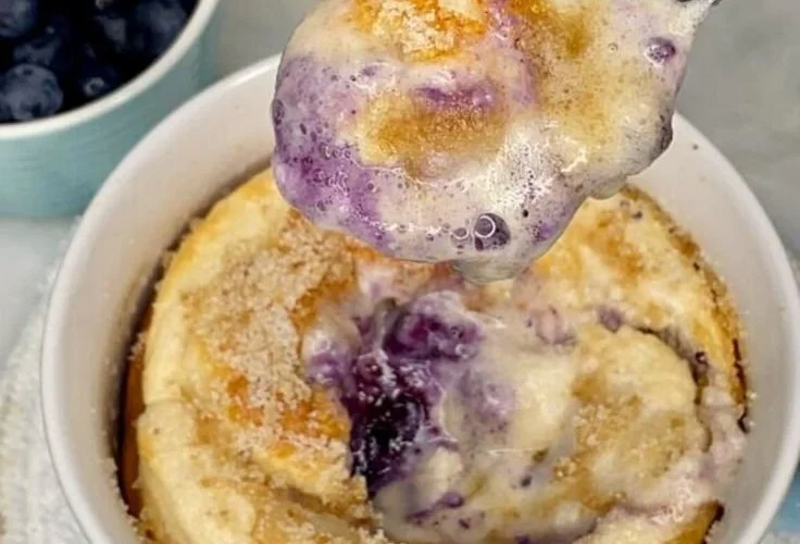 Blueberry Jam Protein Baked Oats