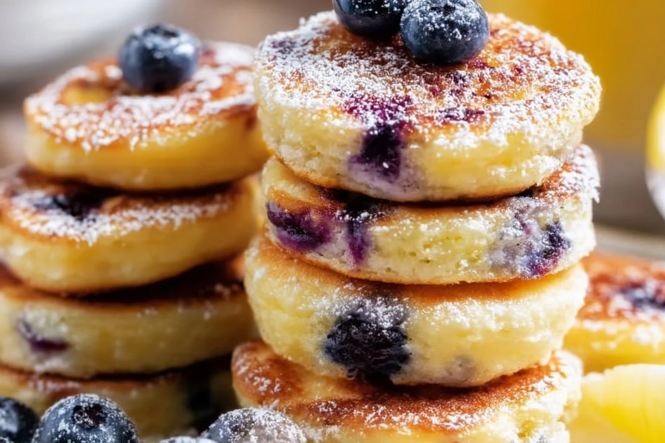 Blueberry Lemon Pancake Bites