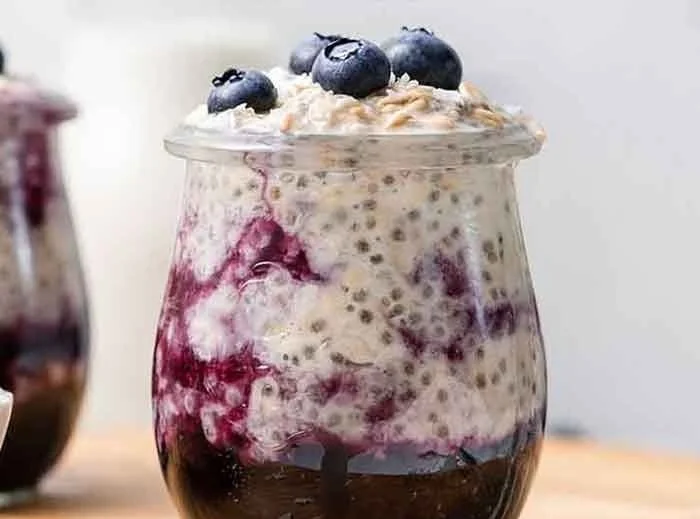 Blueberry Overnight Oats 8 Blueberry Overnight Oats