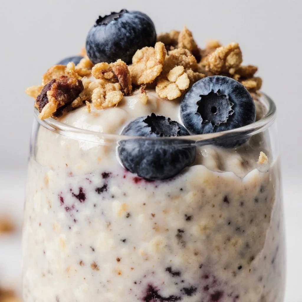 Blueberry Pie Overnight Oats