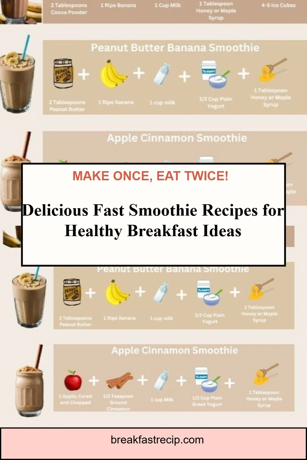 Breakfast Smoothie 6 Breakfast Smoothie