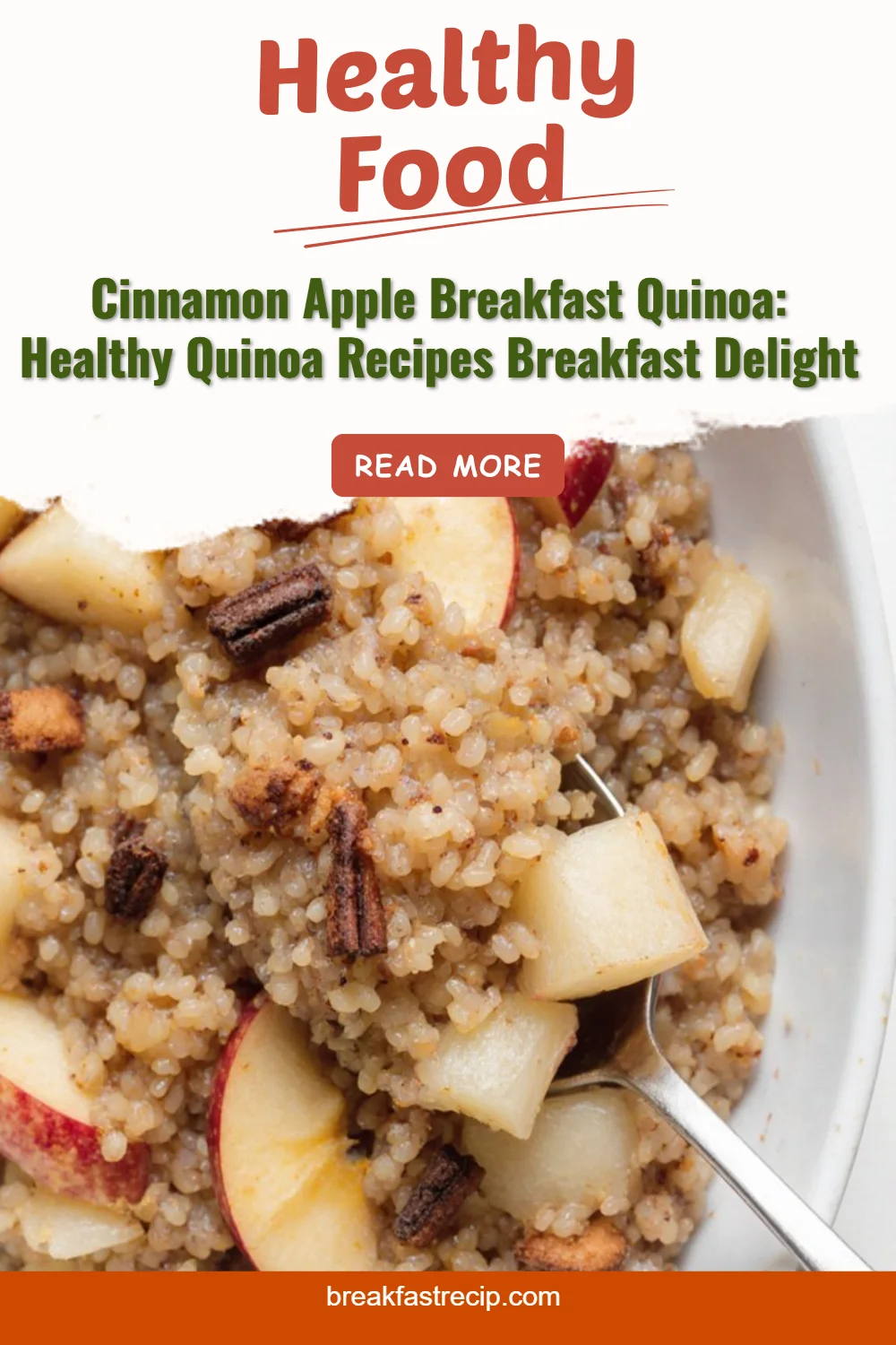 Cinnamon Apple Breakfast Quinoa