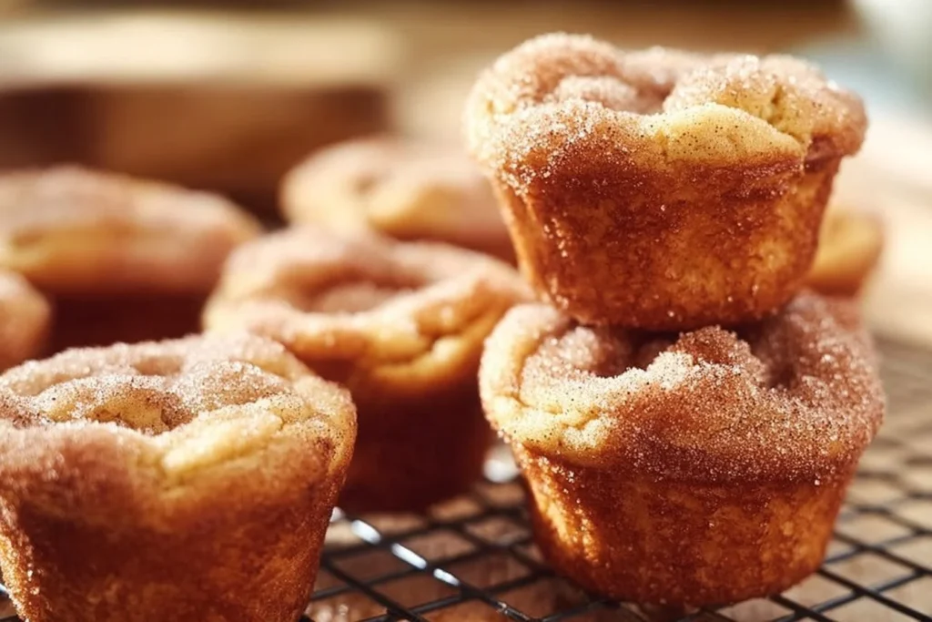 Delicious Cinnamon Sugar French Toast Muffins fresh out of the oven
