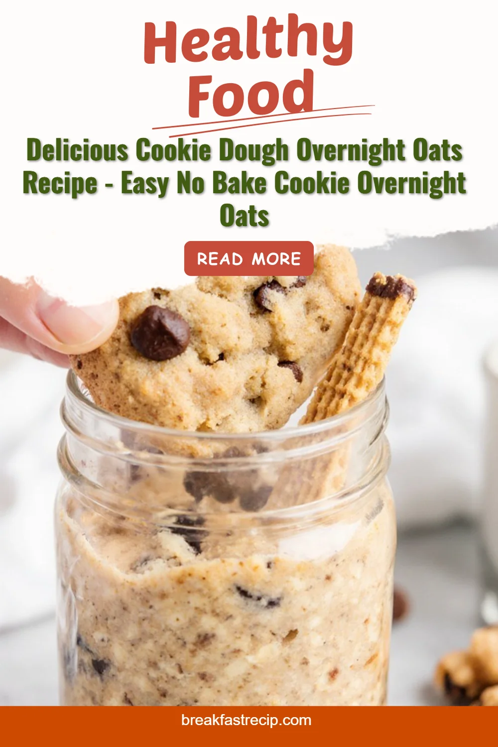 Cookie Dough Overnight Oats 6 Cookie Dough Overnight Oats
