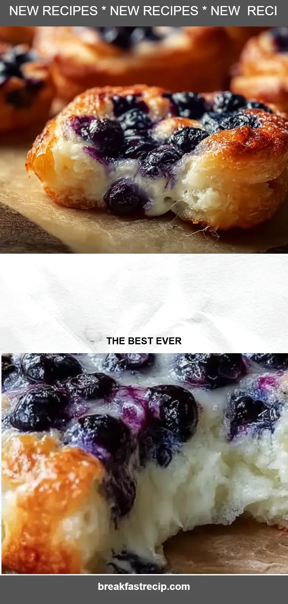 Cottage Cheese Blueberry Cloud Bread