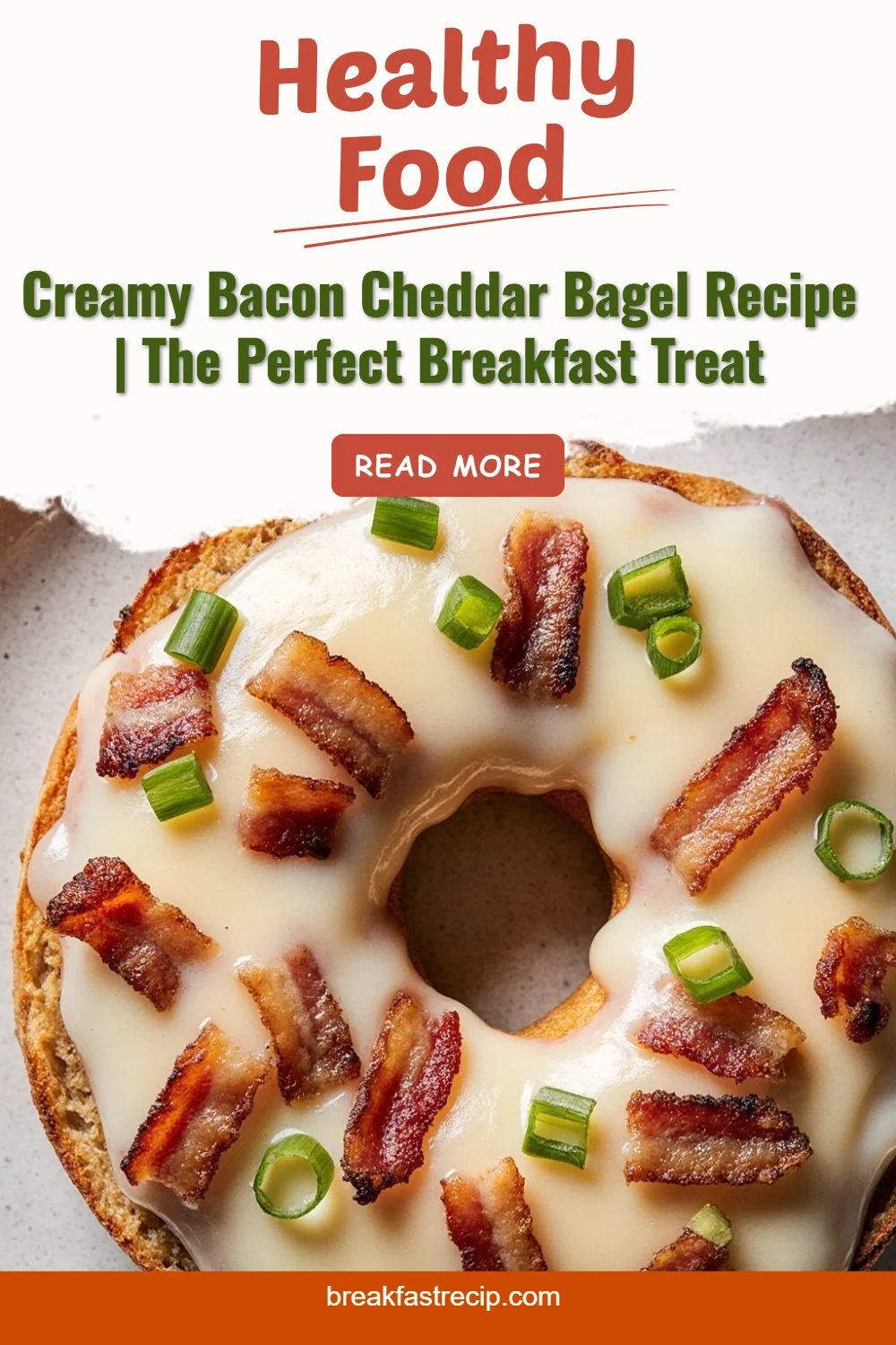 Creamy Bacon Cheddar Bagels