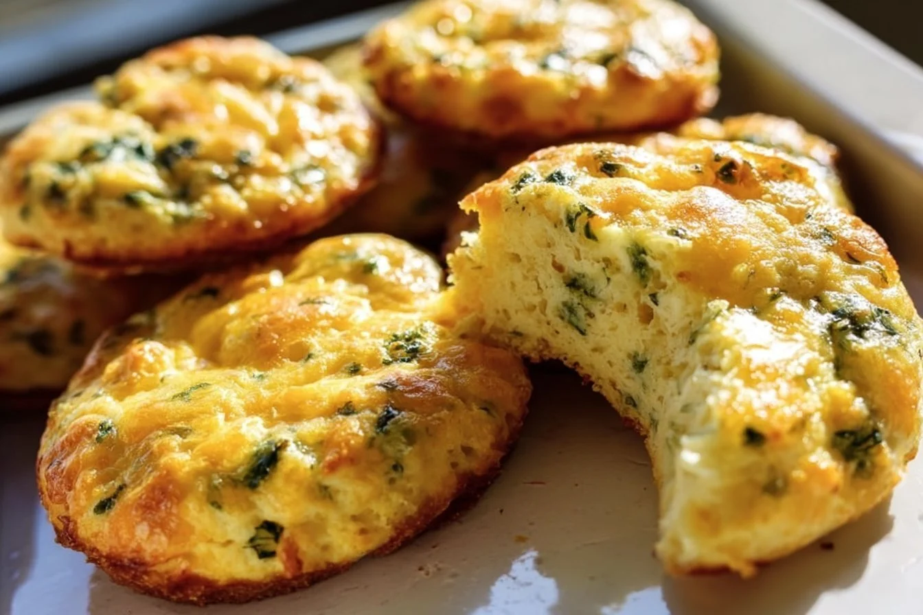 Easy breakfast protein biscuits made with healthy ingredients.