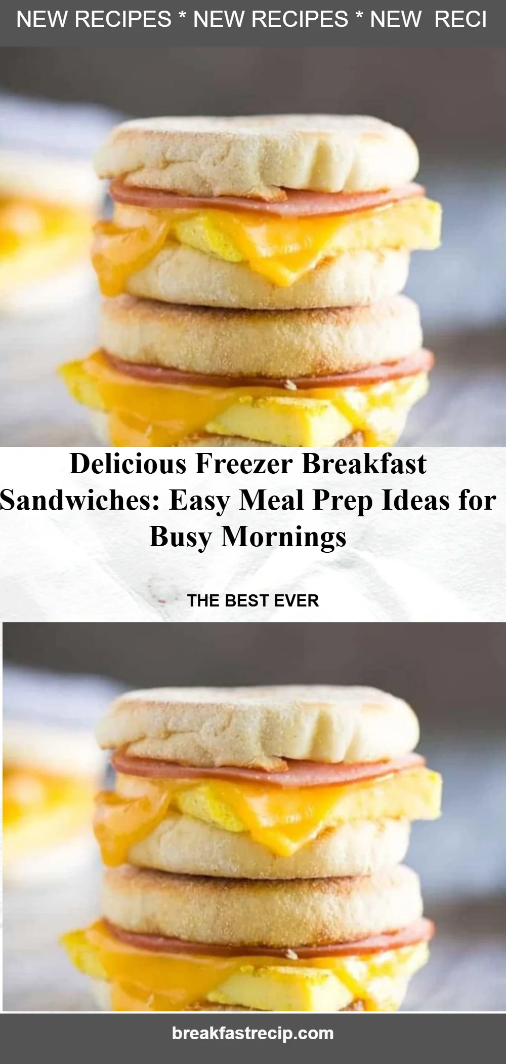 Freezer Breakfast Sandwiches