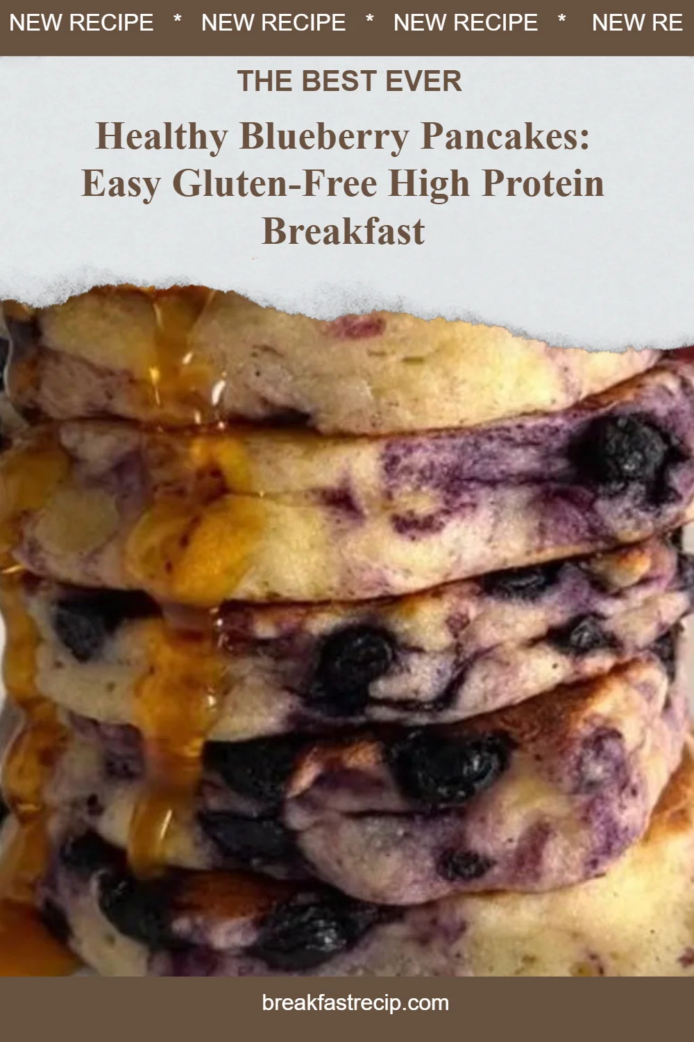 Healthy Blueberry Pancakes
