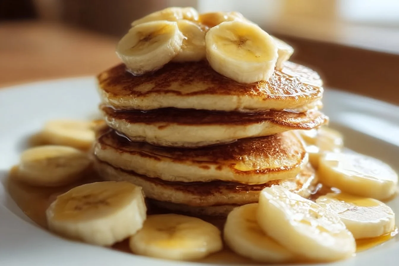 Healthy Blueberry Yogurt Pancakes