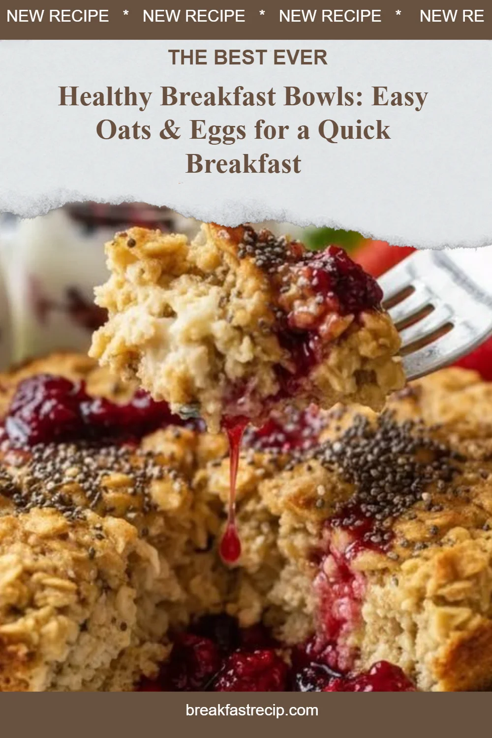 Healthy Breakfast Bowls with Oats and Eggs