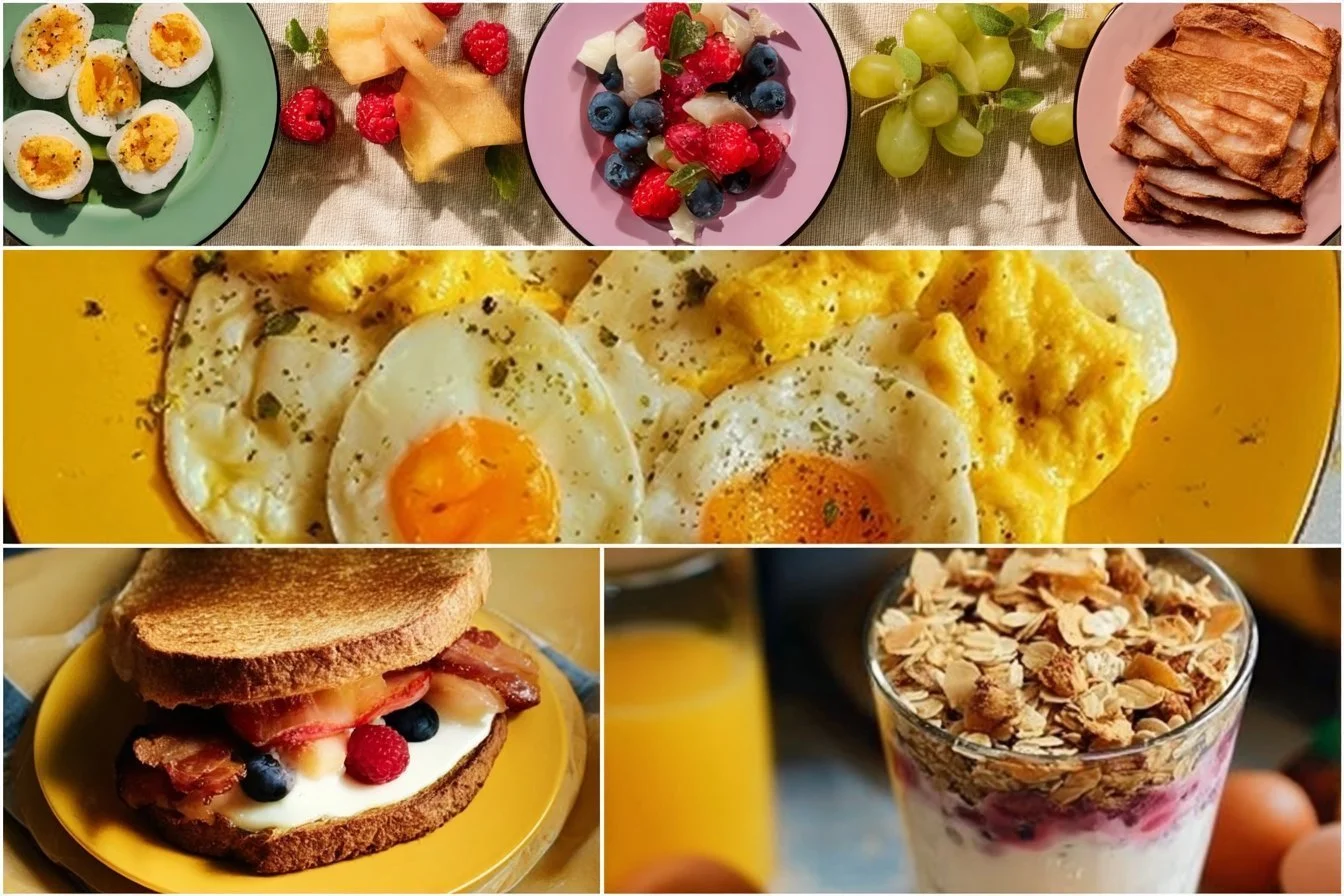 Healthy breakfast ideas under 300 calories with fresh ingredients and easy recipes.
