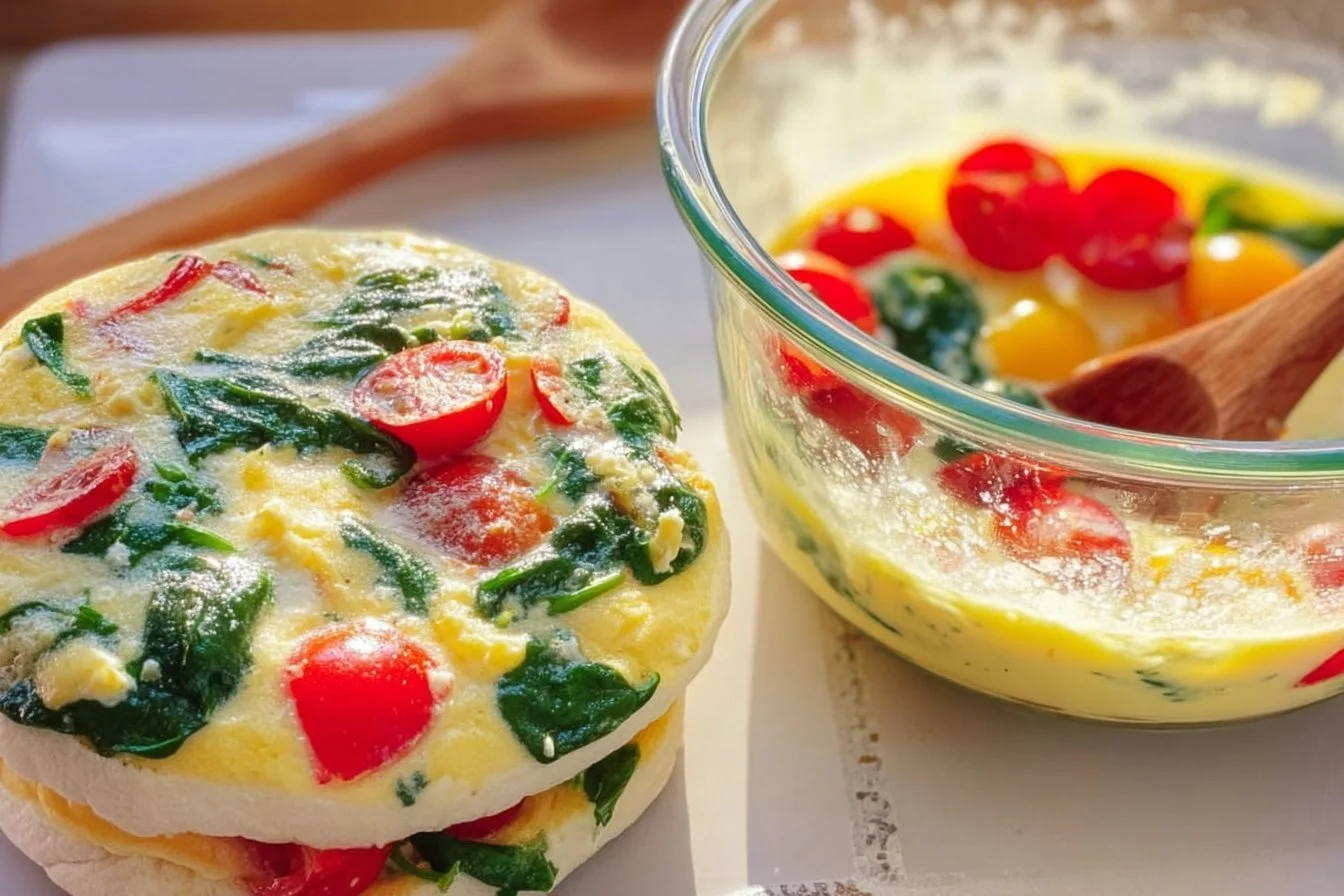 Healthy Breakfast Sandwich 4 Healthy breakfast sandwich with eggs, avocado, and spinach on whole grain bread