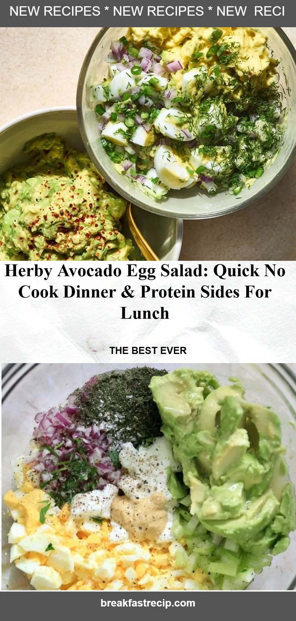 Herby Avocado Egg Salad