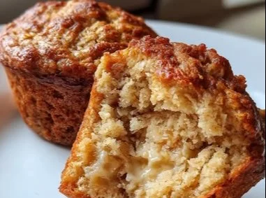 High Protein Banana Oat Muffins