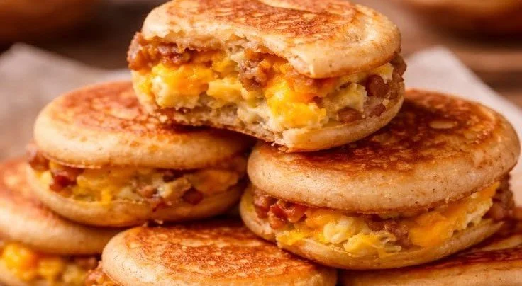 High Protein McGriddle Bites - delicious snack packed with protein