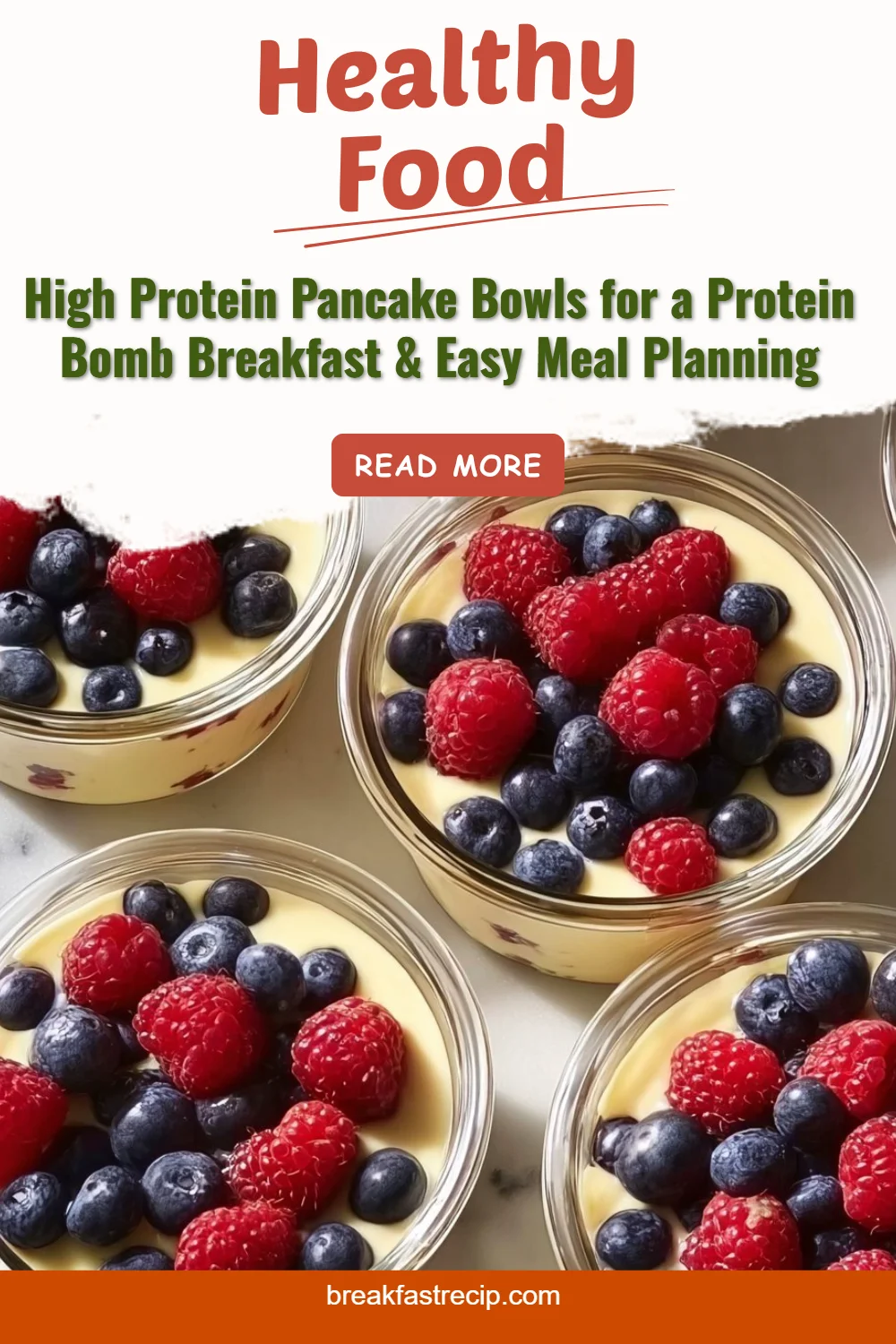 High Protein Pancake Bowls