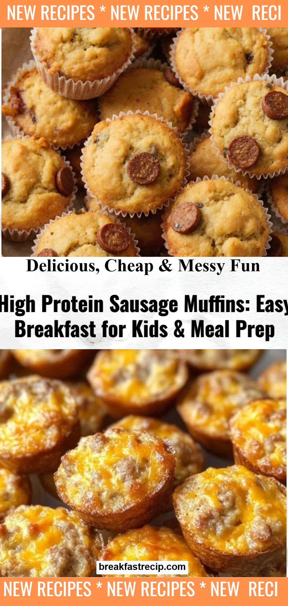 High-Protein Pancake Sausage Mini Muffins