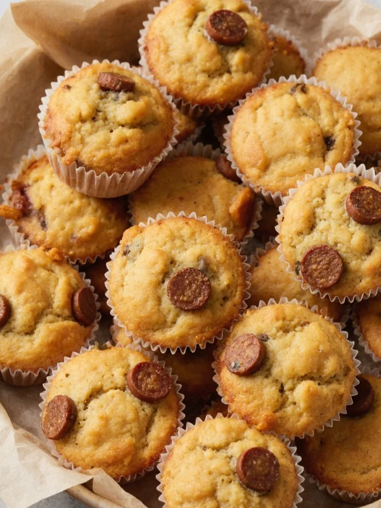High-Protein Pancake Sausage Mini Muffins