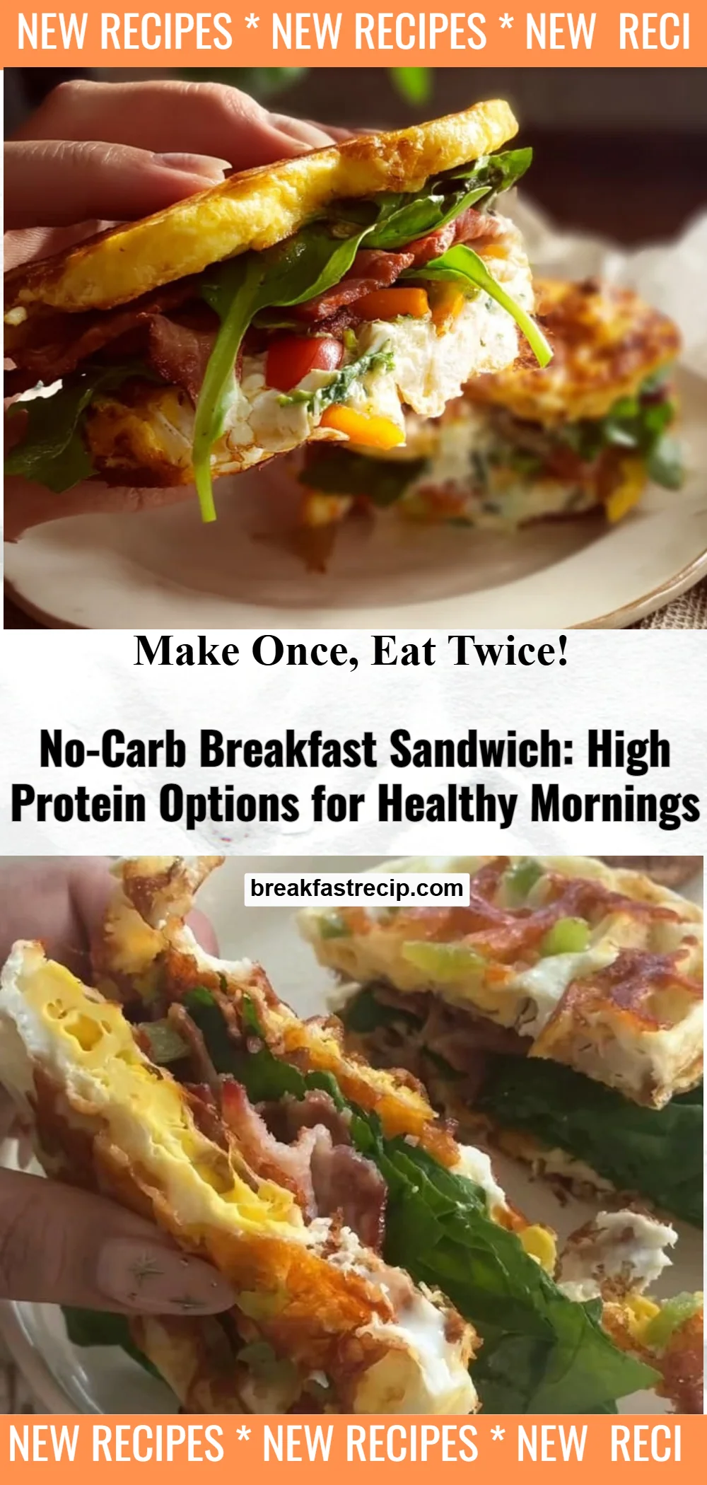 No-Carb Breakfast Sandwich