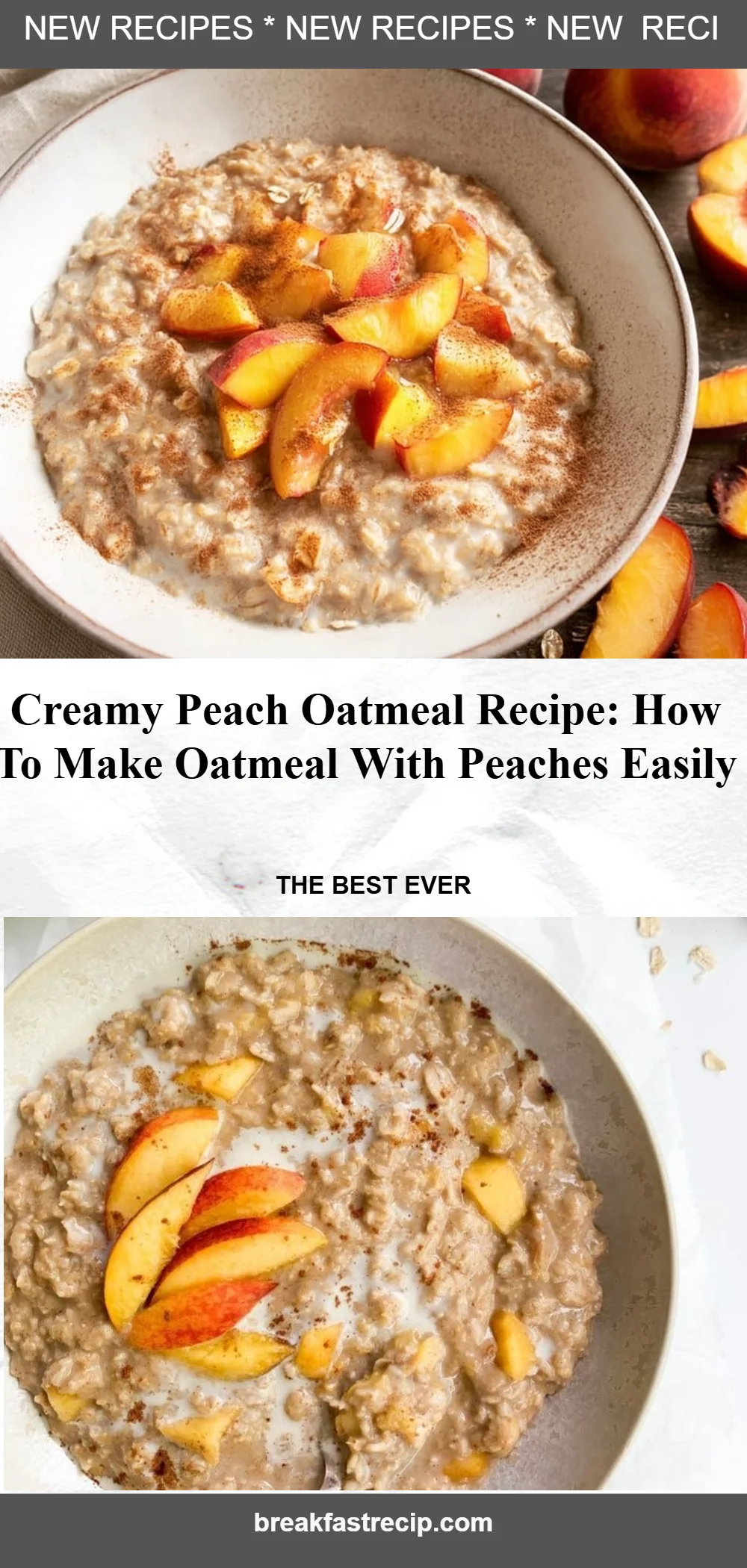 Peaches & Cream Oatmeal