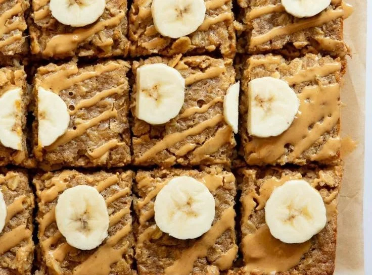 Peanut Butter Banana Baked Oatmeal