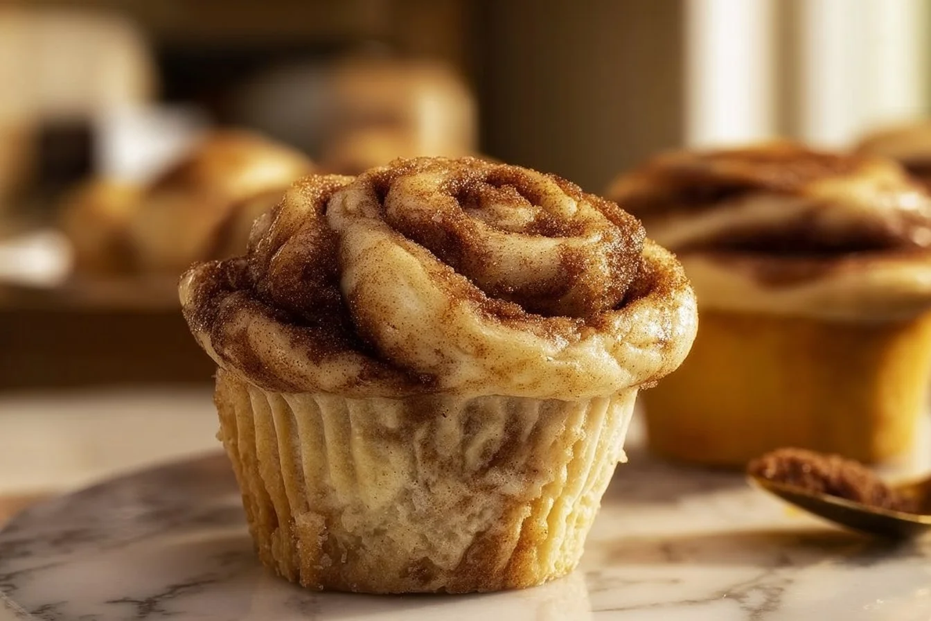 Protein-Packed Cinnamon Roll Muffins