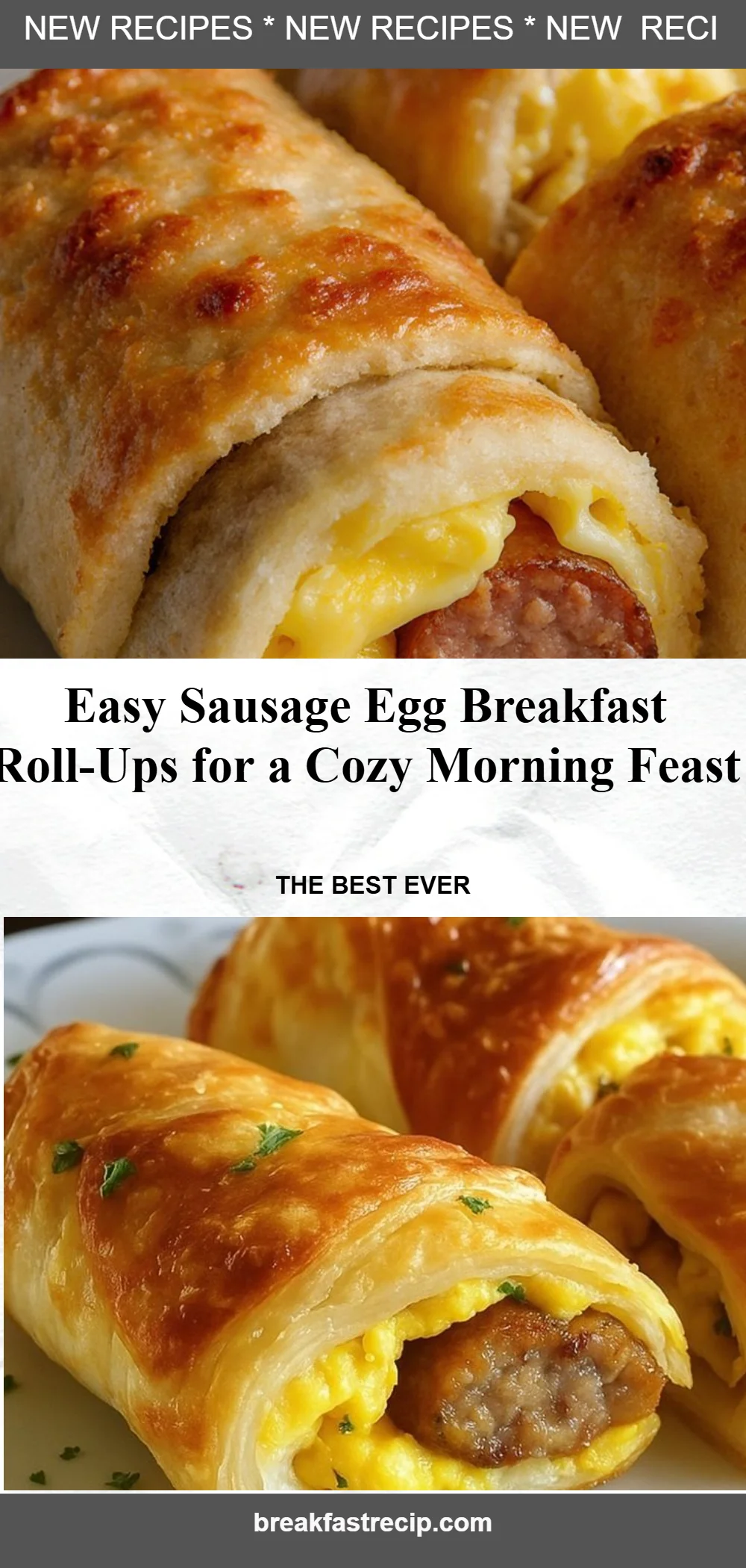 Sausage Egg Breakfast Roll-Ups 6 Sausage Egg Breakfast Roll-Ups