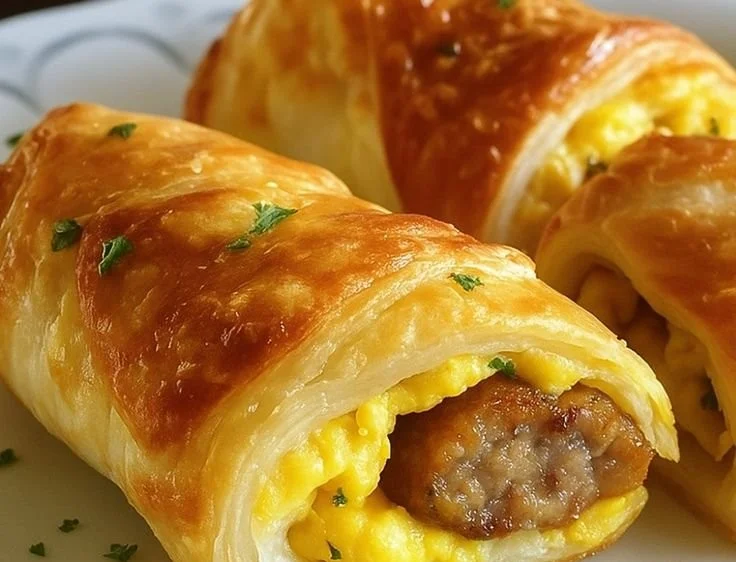 Sausage Egg Breakfast Roll-Ups 8 Sausage Egg Breakfast Roll-Ups