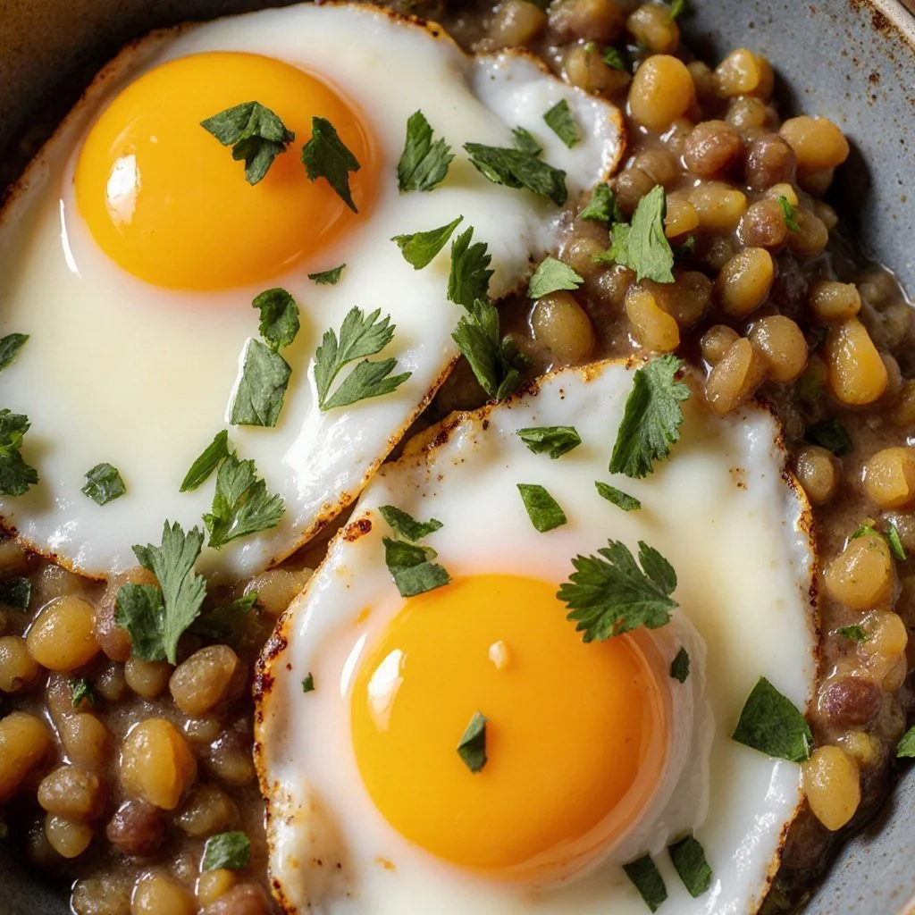 Savory Lentil Breakfast Bowl 4 Savory lentil breakfast bowl with vegetables and spices