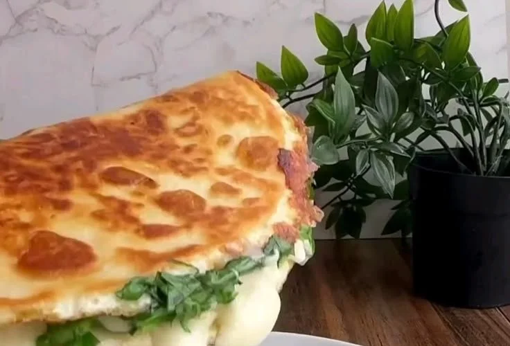 Spinach and Cheese Egg Breakfast Quesadilla 8 Spinach and Cheese Egg Breakfast Quesadilla