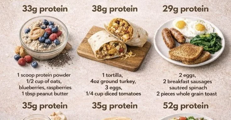Quick and easy high-protein breakfast ideas in 10 minutes