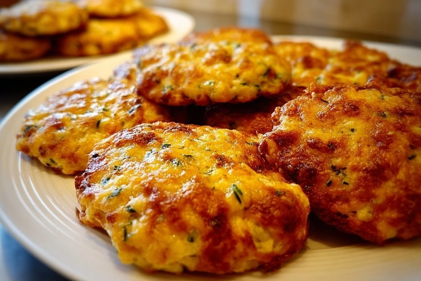 Homemade breakfast protein biscuits on a plate, nutritious and delicious.