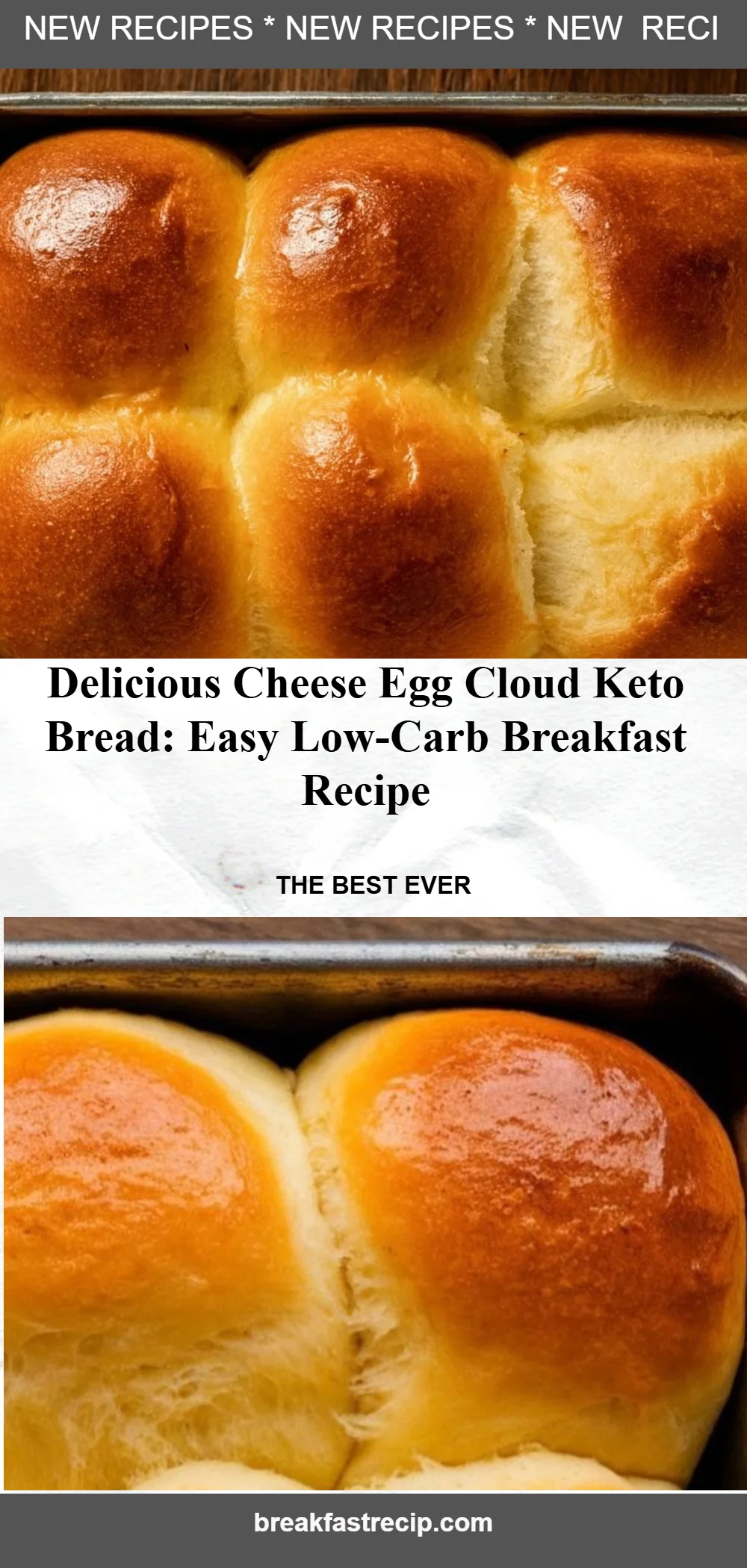 Cheese Egg Cloud Keto Bread
