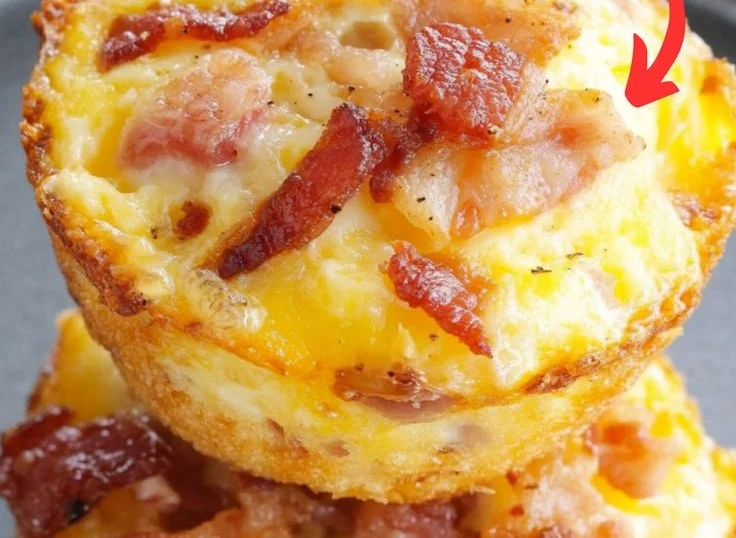 Cheesy Bacon Egg Muffins