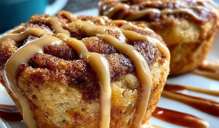 Cinnamon Roll Protein Muffins