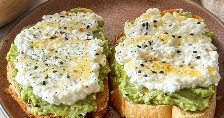 Cottage Cheese Avocado Toast