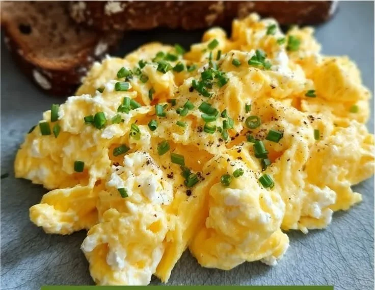 Cottage Cheese Scrambled Eggs