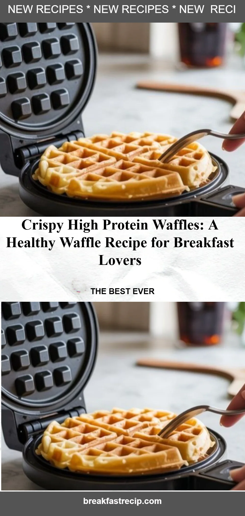 Crispy Protein Waffles