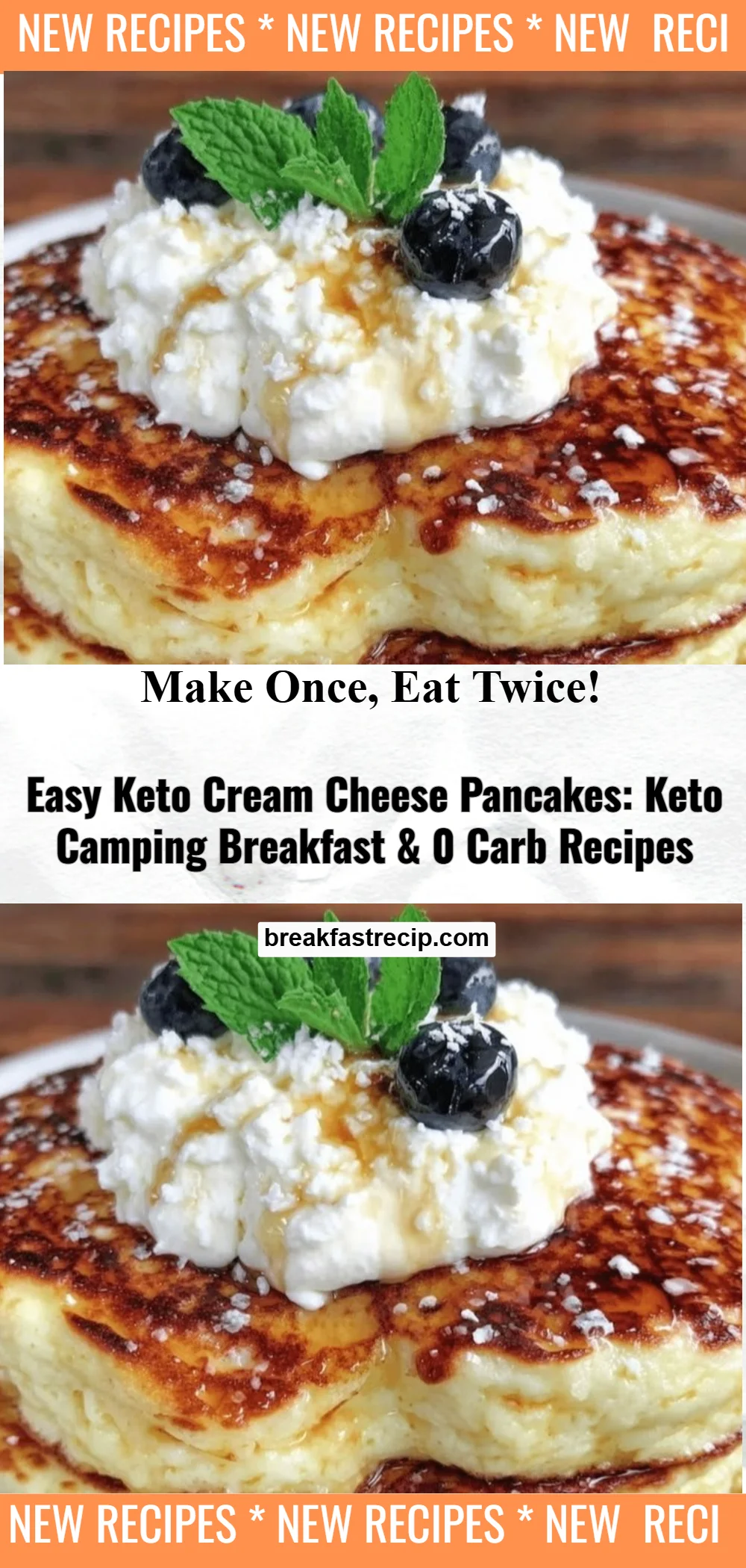 Easy Keto Cream Cheese Pancakes