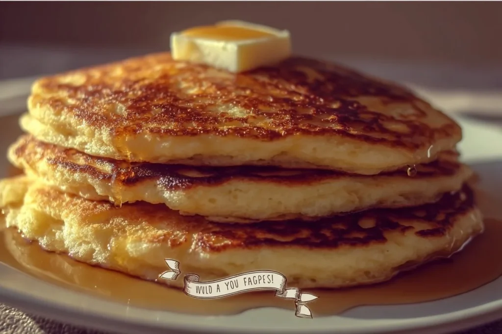 Flourless cottage cheese pancakes served with fresh berries on a plate