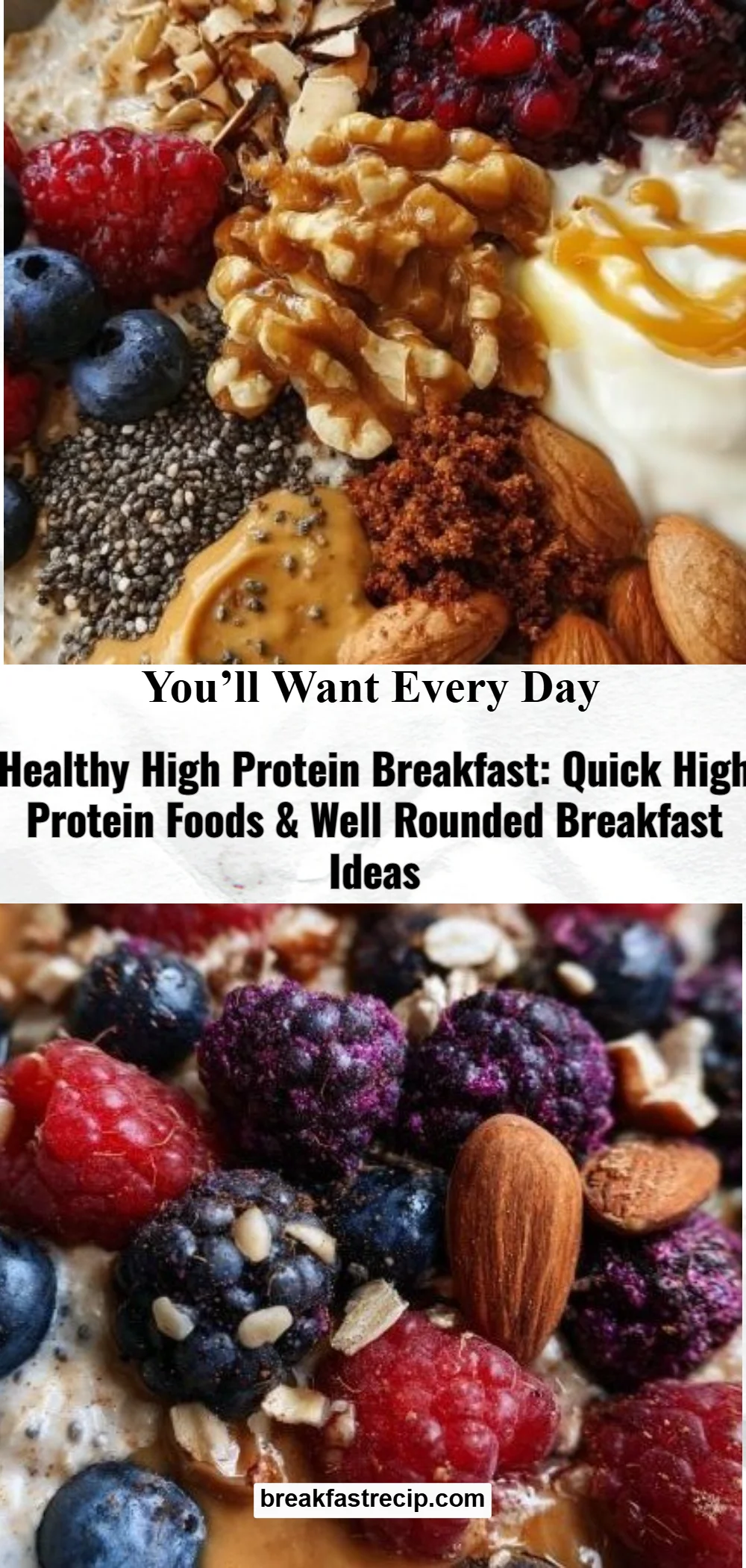 Healthy High Protein Breakfast