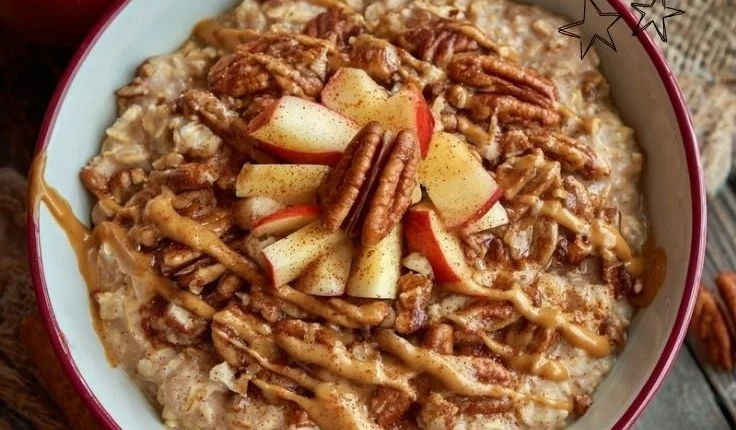 High Protein Apple Cinnamon Oats