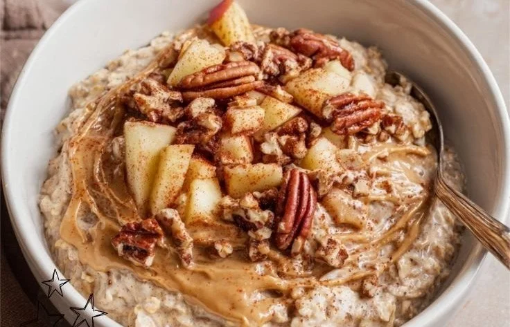 High Protein Apple Cinnamon Oats